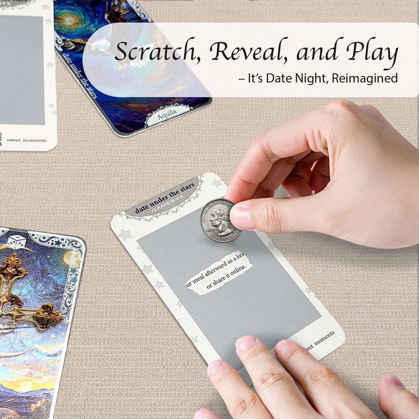 30 Scratch off Date Night Idea Cards