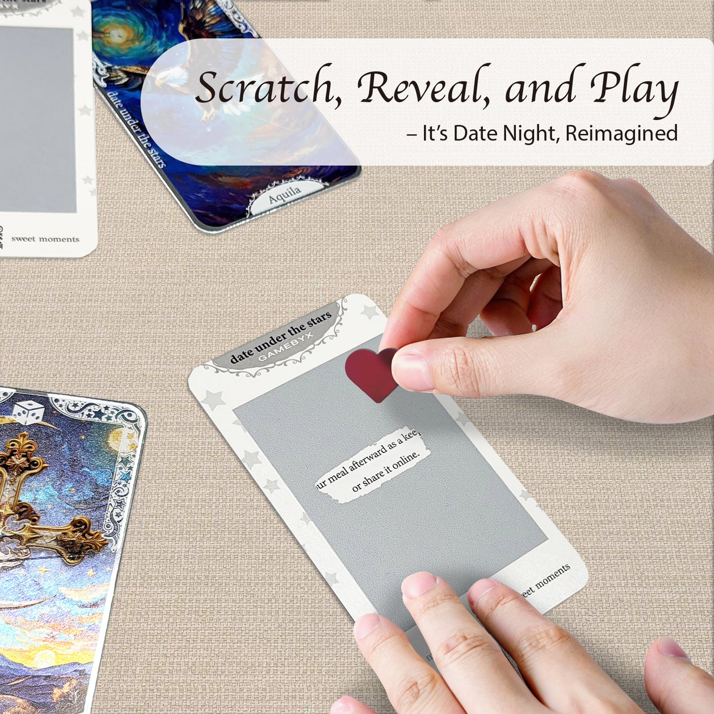 88 Scratch off Date Night Idea Cards